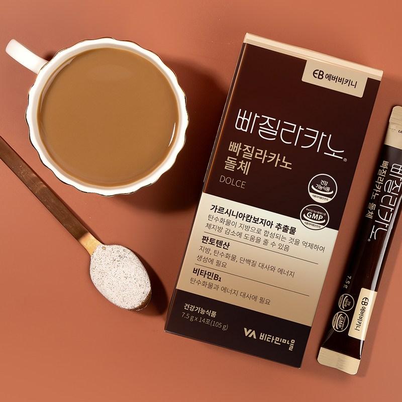 Ever Bikini Fallacano Dolce Latte Flavor Garcinia Diet Coffee 14p, 105g, 1 Unit