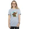 Disney Damen/Damen Moana Maui Boyfriend-T-Shirt aus Baumwolle