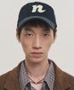 NOISE N Logo Corduroy Ball Cap - Navy