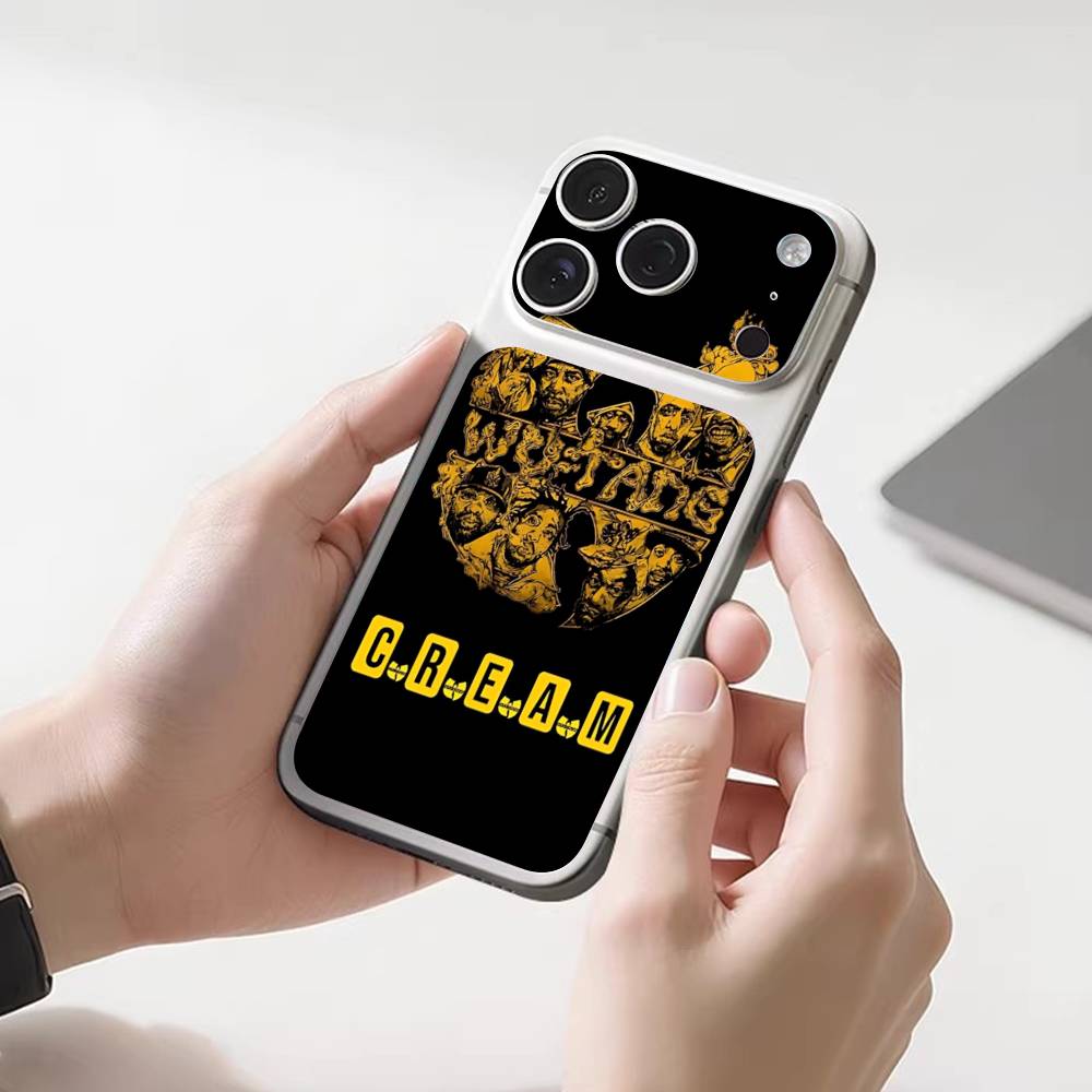 

W-wu T-tang Clan Hip-hop Music Group Unique Style Rear Decal Wrap Protective Sticker For IPhone 17 Pro 17 Pro Max iPhone 17 ProMax