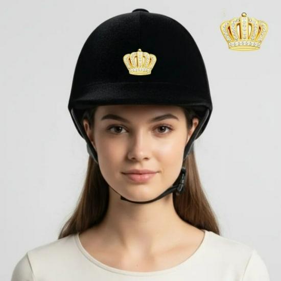 

Оксамитовий кінний шолом: Всесезонний вуличний капелюх для верхової їзди для чоловіків і жінок One Size (Adjustable)