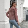 GMXIA Women's Fashion Casual Floral Print Long Sleeve V Neck Blouses & Shirts