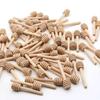 20Pcs Durable Long Stick Honey Stir High Quality Bar Mixing Handle Jar Spoon Practical Wood Dipper Honey Kitchen Accessories