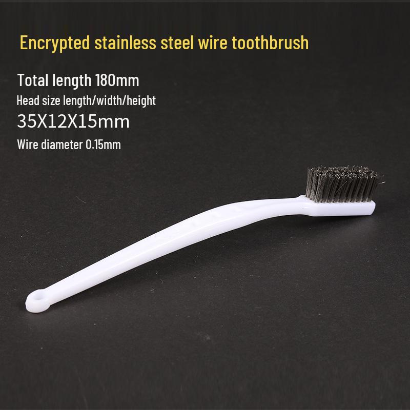 Plastová rukojeť Ocelový drátěný kartáč pro čištění Wenwan, King Kong Bodhi a ořechových předmětů s měděným drátem a kančími štětinami