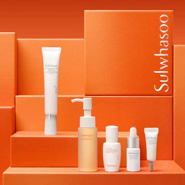 Sulwhasoo Concentrated Ginseng Dark Spot Corrector Brightening & Anti-Aging Skincare Set