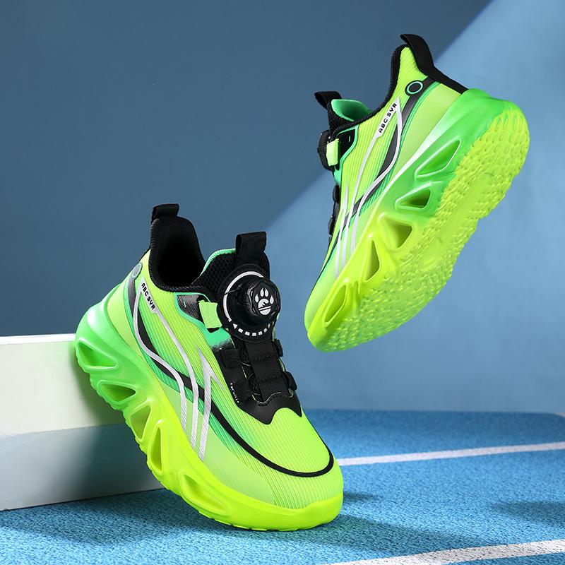 Kids Breathable Double Mesh Sport Sneakers Lightweight Walking Running Shoes for School Playground Travel Daily Wear Sizes 31-38