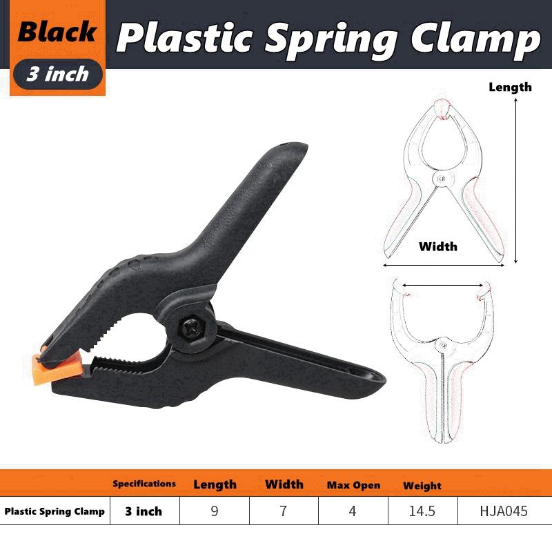 Nylon Spring Clamp Set Plastics Clips for Backdrop, Wood Working, Photography, Craft, Art DIY