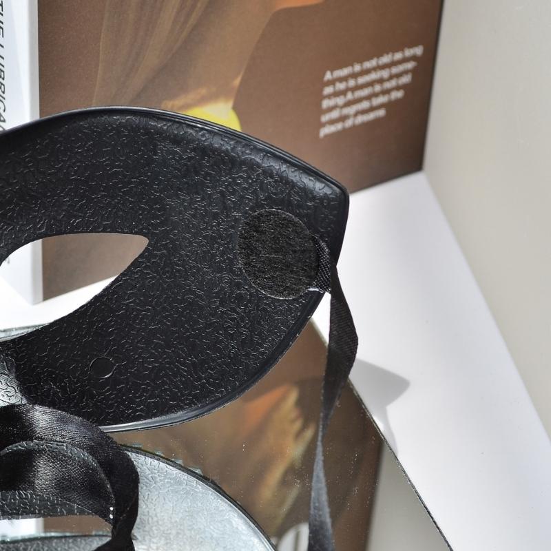 Adjustable Headbands Party Mask with Glass Accent Attractive Discos Mask Accent for Adding Personality to Party Outfit