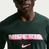 Nike Maglione Girocollo Maglia Calcio Manica Corta Uomo Nigeria Squadra Nazionale top IH2192-397