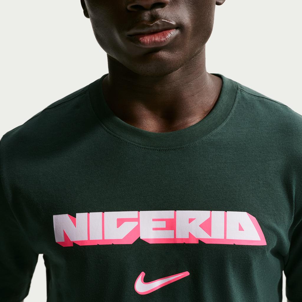 Nike Maglione Girocollo Maglia Calcio Manica Corta Uomo Nigeria Squadra Nazionale top IH2192-397