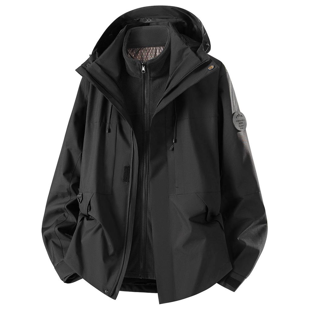 Etherland Couples' 3-in-1 Detachable Jacket: Versatile Outdoor Mountaineering Gear for Men & Women (Autumn/Winter)