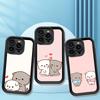 Cartoon Cute Cats Silicone Soft Phone Case For iPhone 17 16 14 13 12 11 15 Pro Max Plus Air Cover