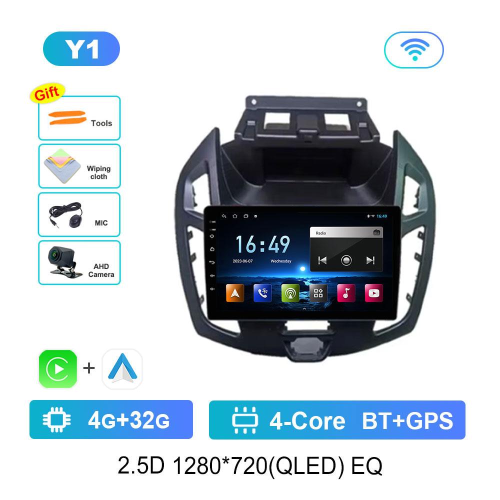 Car Radio Android 14 System For Ford Transit Connect Tourneo Connect 2014 - 2019 GPS Multimedia Player Navigation Stereo DSP BT