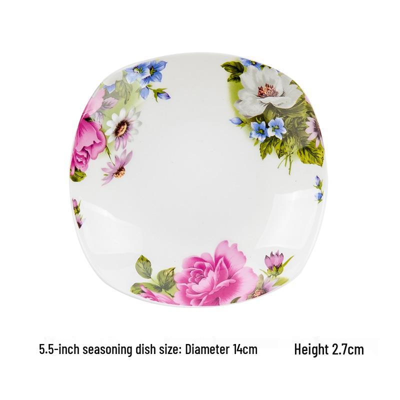 Imperial Concubine 10-inch Porcelain Soup and Serving Plate