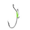 10Pcs Night Glow Shrimp Lure Rigs for Sea Bass Fishing High-Carbon Steel Hooks with Glow Coating