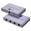 Switch Divisor de Red Gigabit RJ45 de 1 a 4