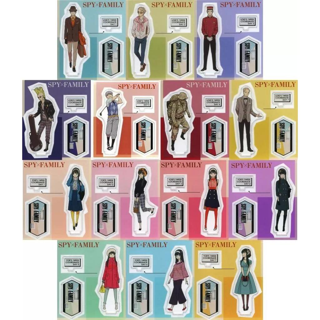 Used [Used] Acrylic stand/acrylic panel set of 14 types  SPYFAMILY Exhibition Acrylic Figure Collection