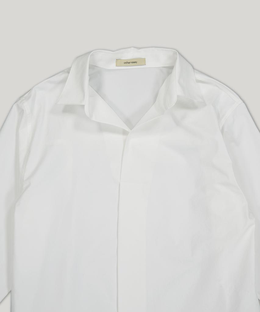 ADEOIJI Drape Pop-Over Shirts (Ivory)