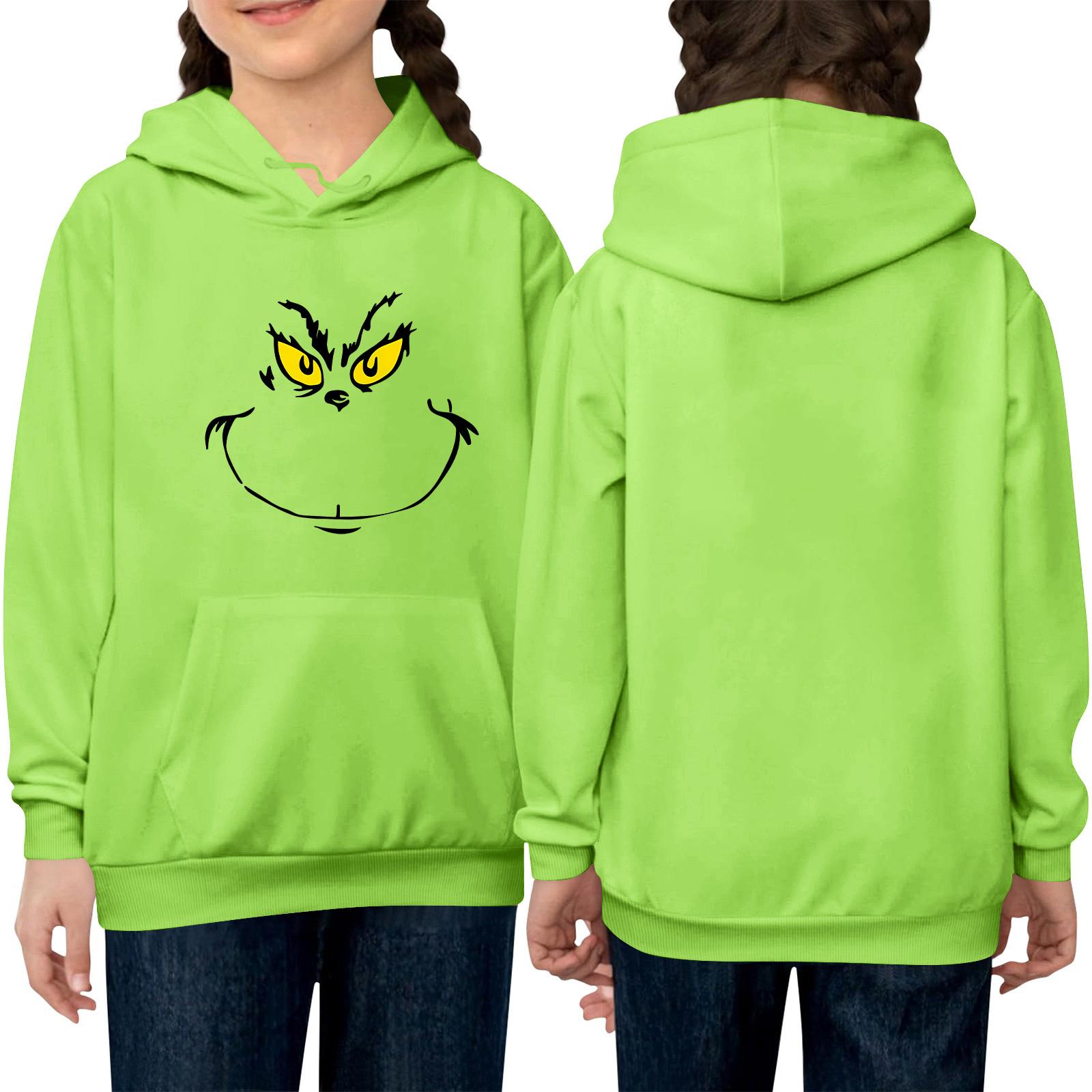 

Детское худи пуловер свободного кроя с длинными рукавами, кулиской и однотонной расцветкой 140