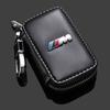 Glatte Leder Auto Schlüsselhülle Schutzhülle Schlüsseltasche Mit Schlüsselanhänger Halter Für E46 E90 E60 F30 F10 G30 G20 G32 X1 X2 X3 X5
