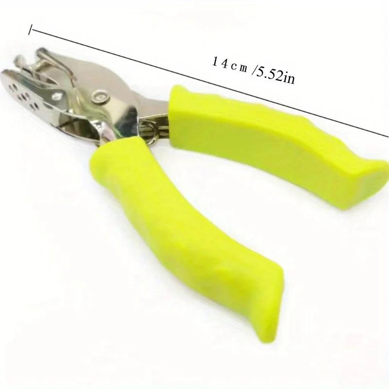 1Pc Heavy Duty Single Hole Punch for Crafting Precision Soft Grip Hole Paper Puncher Scrapbook Craft Tool