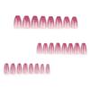 Estate Rosa Rosso Bianco Unghie Manicure Pellicola Ballerina Unghie Finte Cambiamento Graduale Pellicola per Unghie Unghie