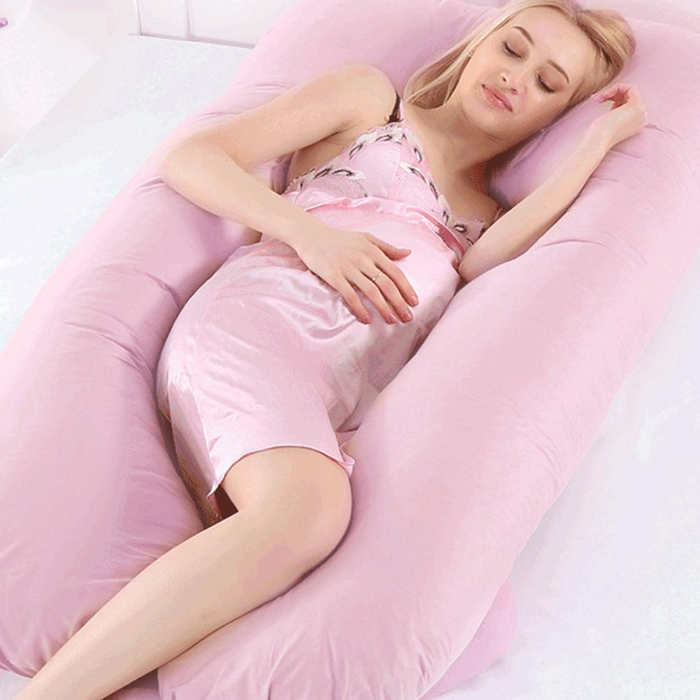 Pregnant Pillow Case For Pregnant Women Pillowcase Cover U-shaped Maternal Cushion Cover Side Sleeping Cotton Pillowcase