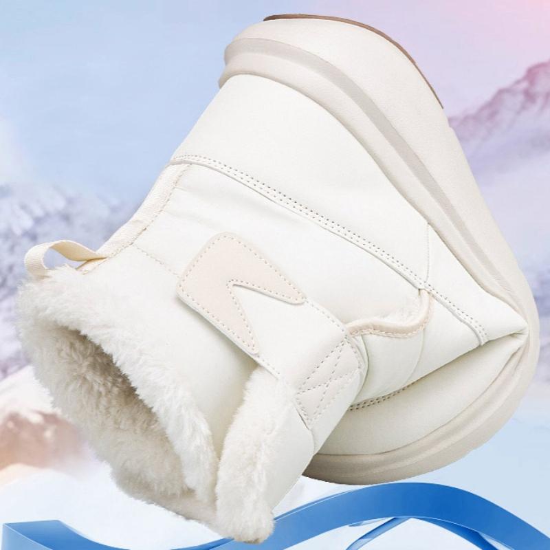 Non Slip Winter Ankle Boots Women Plush Snow Boots Warm Thick Sole Winter Outdoor Shoes for Walking Camping