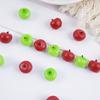 20PCS Mini Simulated Apple Fake Fruit Model Decoration Fruit Accessories Photography Props Handmade DIY Home Decoration