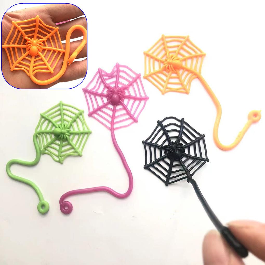 36PCS Spider Web Children's Items Decorations Children's Halloween Gift Bag Ceiling Window Decor for and Girls