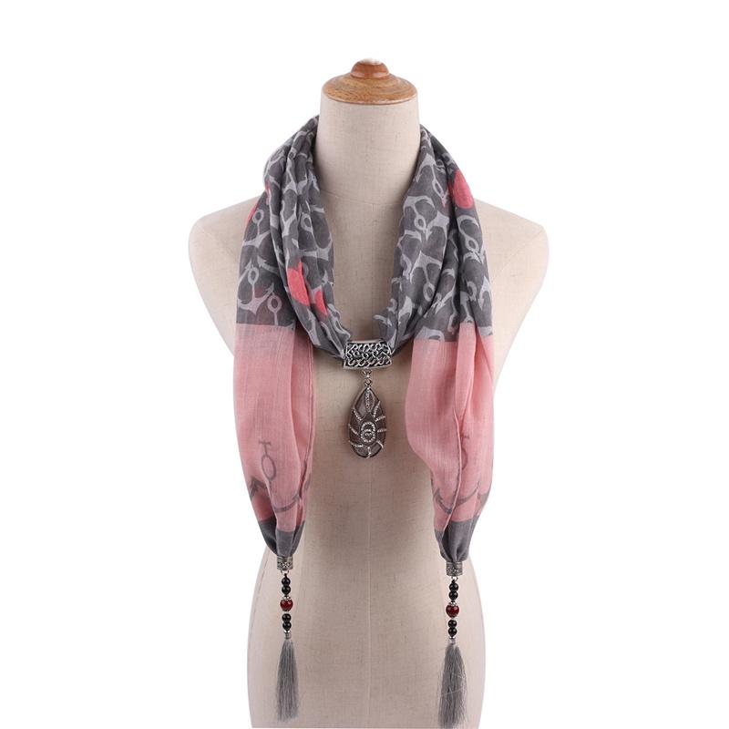 Women's Shawl Scarf Necklace Ethnic Style Scarf Mongolian Clothing Accessories