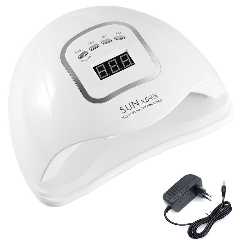 

X5 MAX УФ светодиодная лампа для сушки ногтей с автоматическим датчиком ЖК-дисплеем 45 светодиодная лампа для сушки ногтей для маникюрного геля EU-Plug