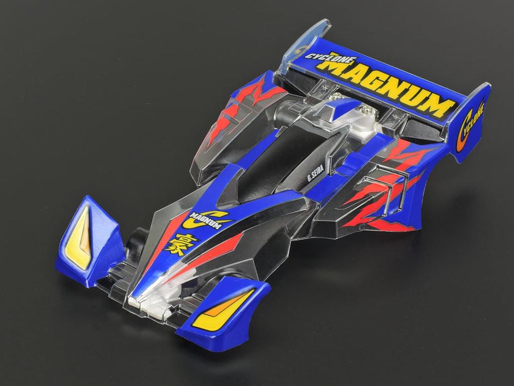 Tamiya Mini 4WD Special Edition Cyclone Magnum Polycarbonate Body Special AR Chassis Fully Cowled Mini 4WD 30th Anniversary 95676 (Mini 4WD)