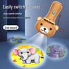 Children's Cartoon Projection Flashlight - Luminous Educational Toy