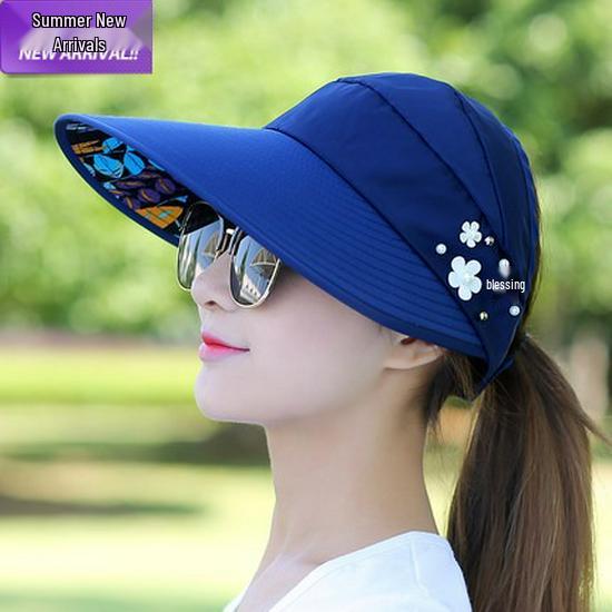 Korean Style Women's UV Protection Foldable Sun Hat - Outdoor & Travel Casual Hat