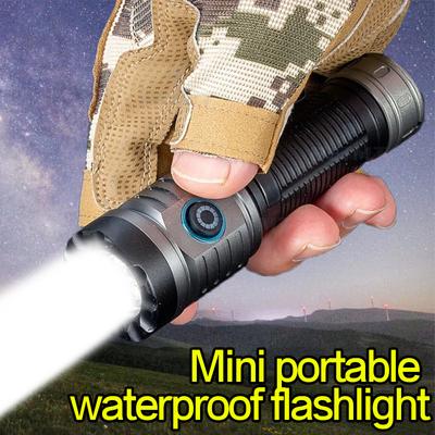3000MAH Searchlight Waterproof Home Emergency Camping Flashlight Fast Charging Long Range High Brightness Outdoor Night Riding Flashlight