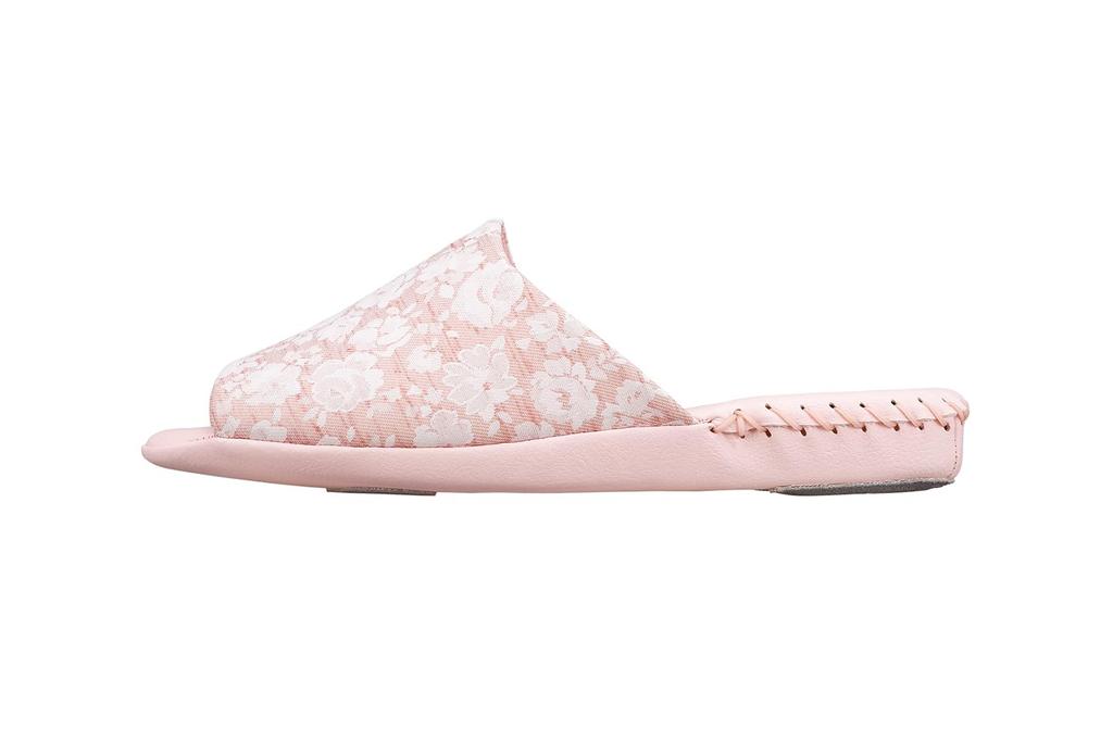 Pansy 9418 Jacquard Floral Indoor Size L Women's Shoes, Pink,
