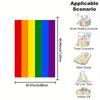 LGBT Pride Flag Blanket, Colorful Lightweight Throw for Sofa Travel, Soft Symbol of Inclusion, Perfect Support Gift for