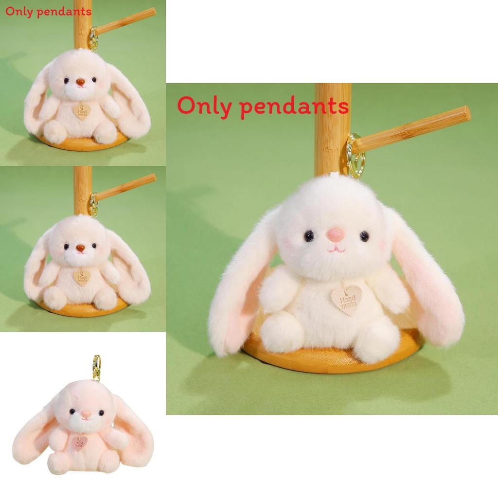 Plush Rabbit Keychain With Heart Pendant Design For Backpack Decor And Collectible Gift