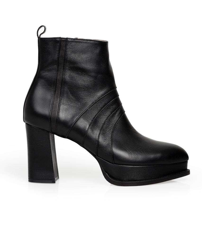 Pleiades Lori Ankle Boots - Black