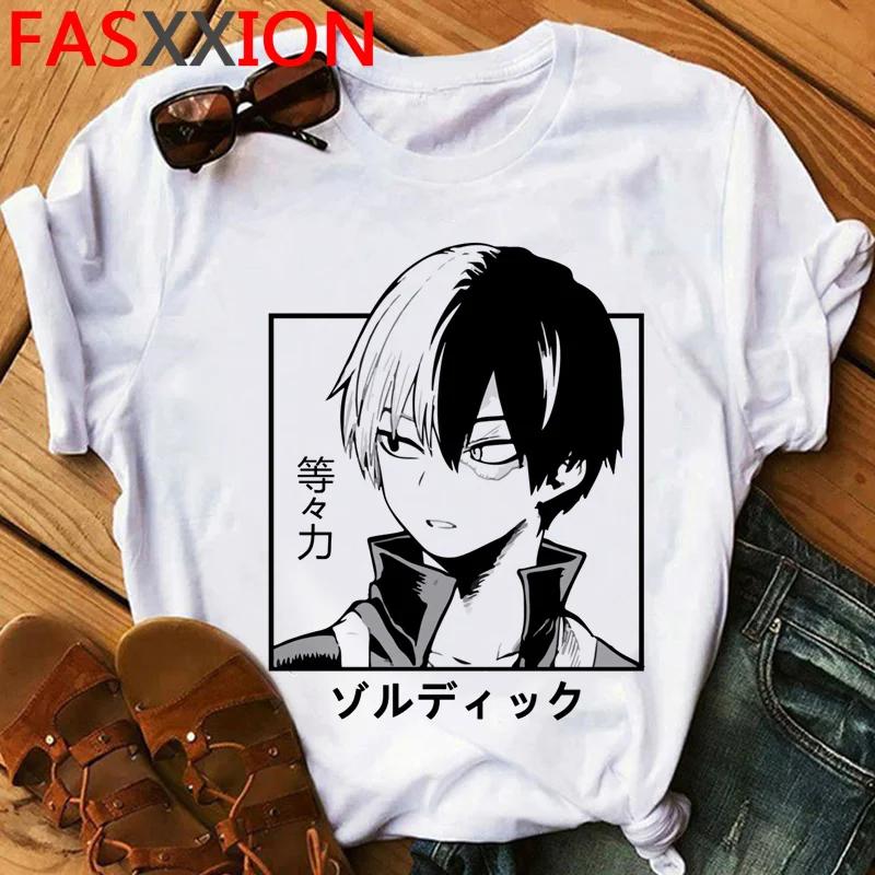 Bakugou My Hero Academia Anime Boku No Hero Academia Summer Top T-shirt Unisex White T Shirt Kawaii 2021 Streetwear Clothes