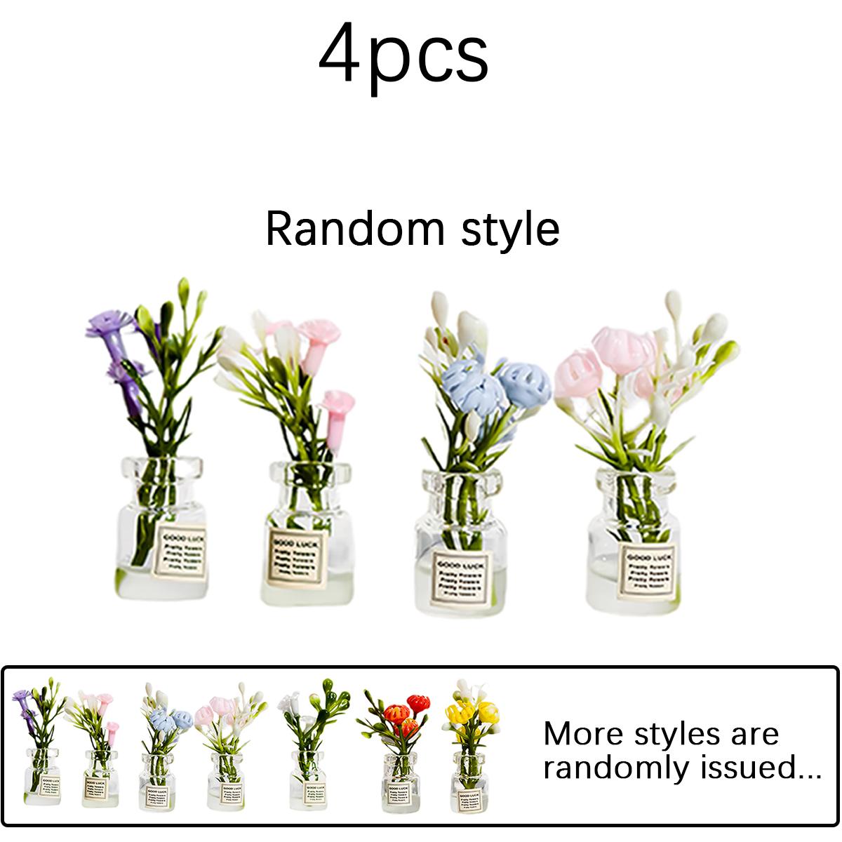 

4/7 PCS Cute Mini Vase Fridge Magnets – Luminous 3D Plant Flower Pots, Funny Glow in Dark Decor for Kitchen, Locker & Whiteboard