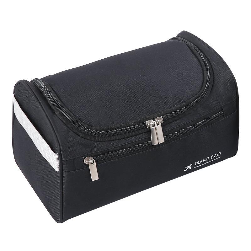 Polyester Men Business Portable Storage Bag Toiletries Organizer Women Travel Cosmetic Bag Hanging Waterproof Wash Pouch