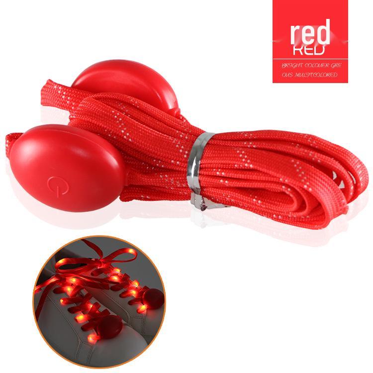 Yadai LED Colorful Luminous Shoelaces - Multicolor Nylon Braided Party Prop
