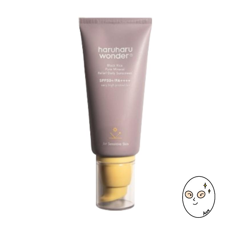 Haruharu Wonder Black Rice Pure Mineral Relief Daily Sunscreen SPF50+ PA++++ 50ml