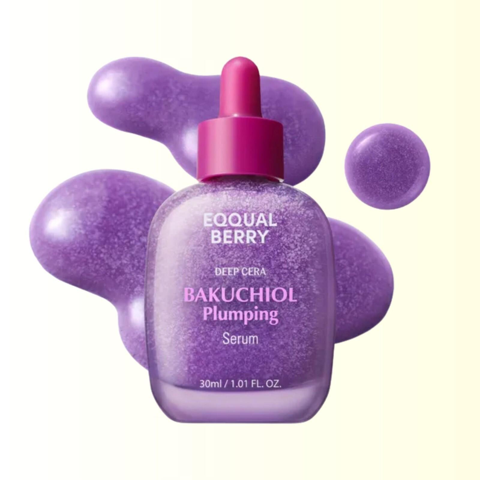 EQQUALBERRY Витаминная осветляющая/ Бакучиол разглаживающая сыворотка 30 мл Bakuchiol