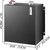Hydraulic Oil Tanks 25Gal Fuel Tank Heavy Duty Hydraulic Steel Tank Reservoir, Gasoline Transfer Tanks, Hydraulic Reservoir with Strainer Temp Gauge
