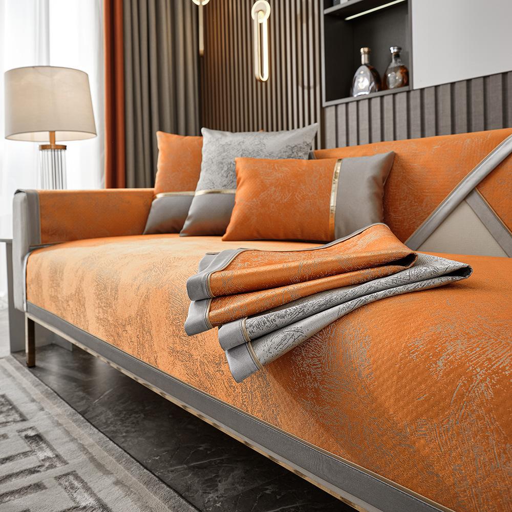 Chenille Sofa Cover Pet Dog Kids Mat Protector Non-slip Couch Slipcover Four Season Universal Sofa Covers Towel for Living Room