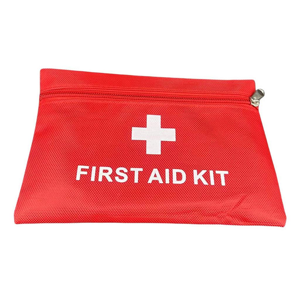 12Pcs Outdoor First Aids Kits Portable Emergency Outdoor Storage Bag Including Bandages Scissors Tweezers Enduring