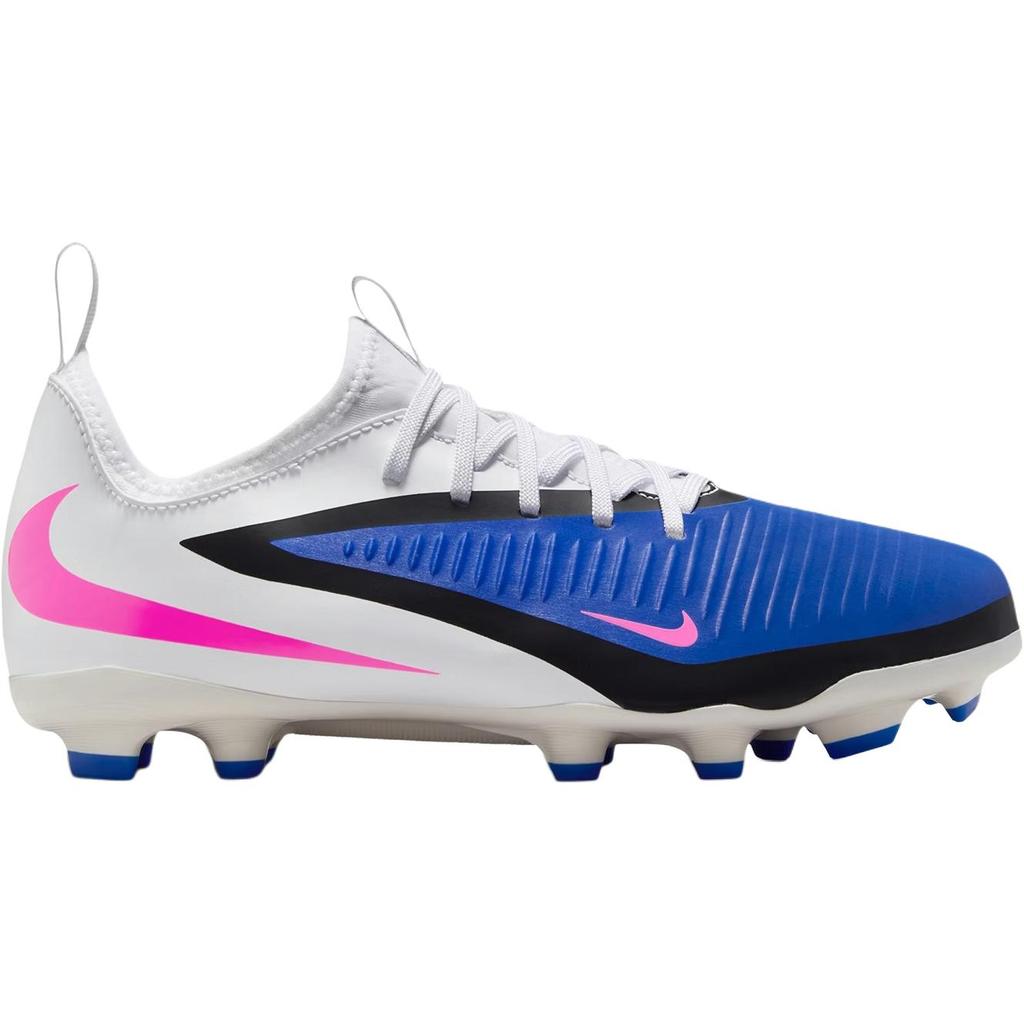 Nike Jr. Phantom 6 Low Academy MG GS Racer Blue Kinder Stollen Weiß Pink-Blast HM9203-446
